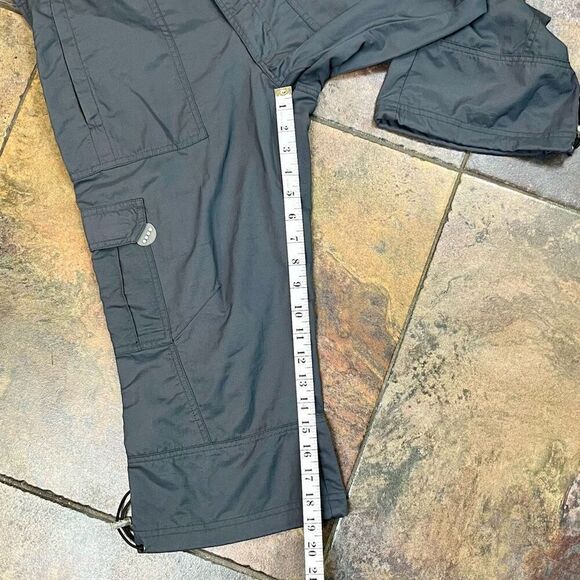 Alpine Design Gray Cargo Cropped Pants Small - Picture 5 of 8